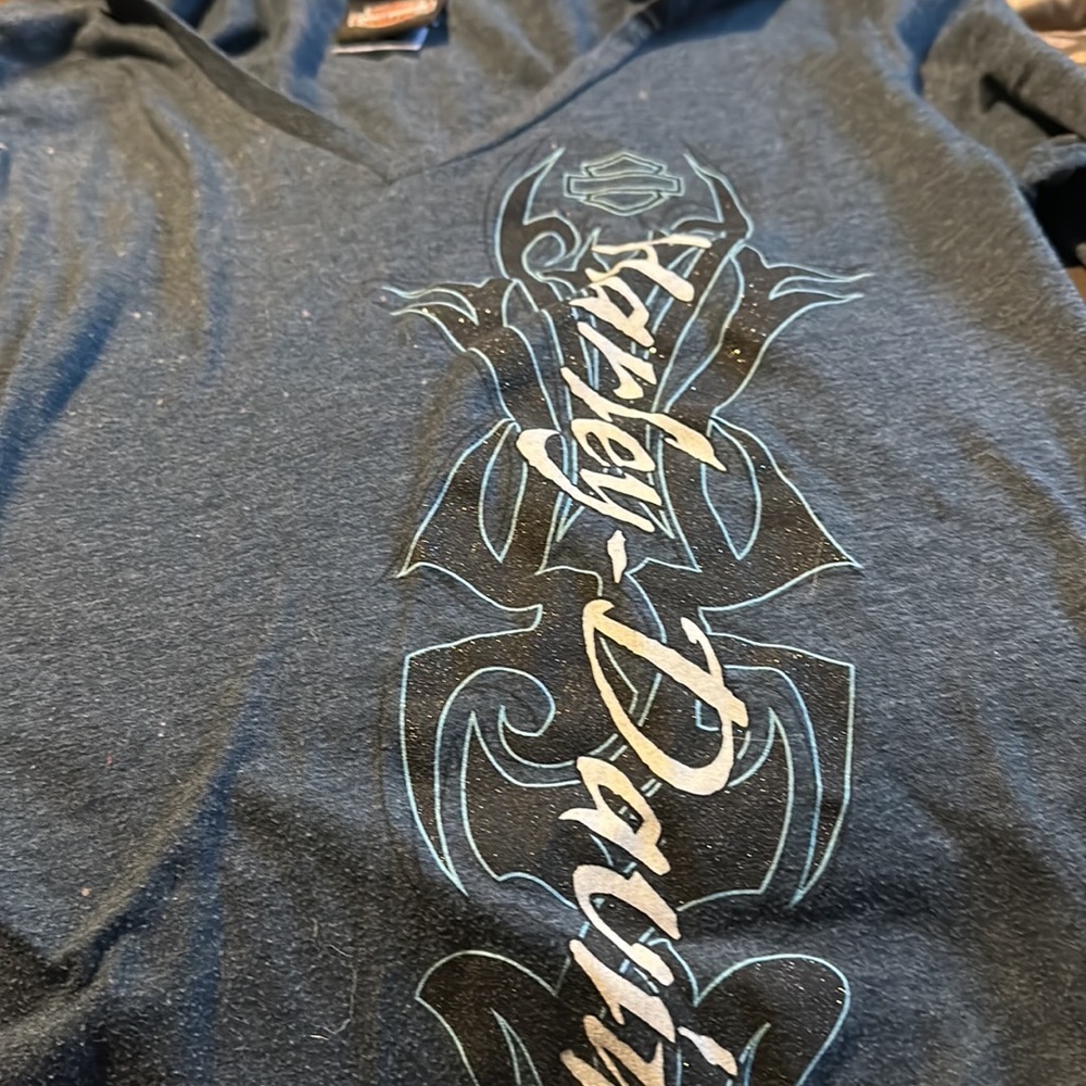 Harley Davidson tees and tanks.